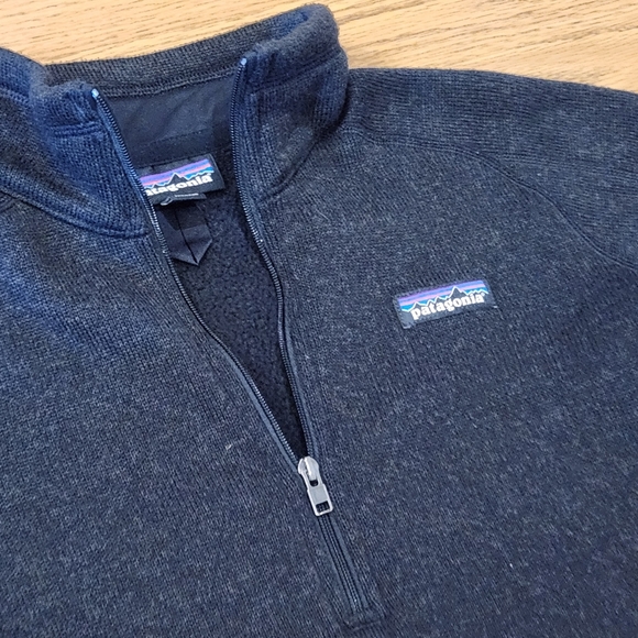 Patagonia Kids Black Fleece Pullover Size S - Picture 2 of 6